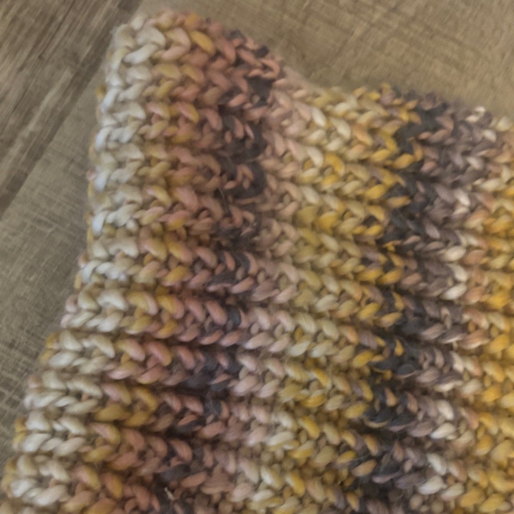 Multicolor Knit Scarf - Picture 3 of 11